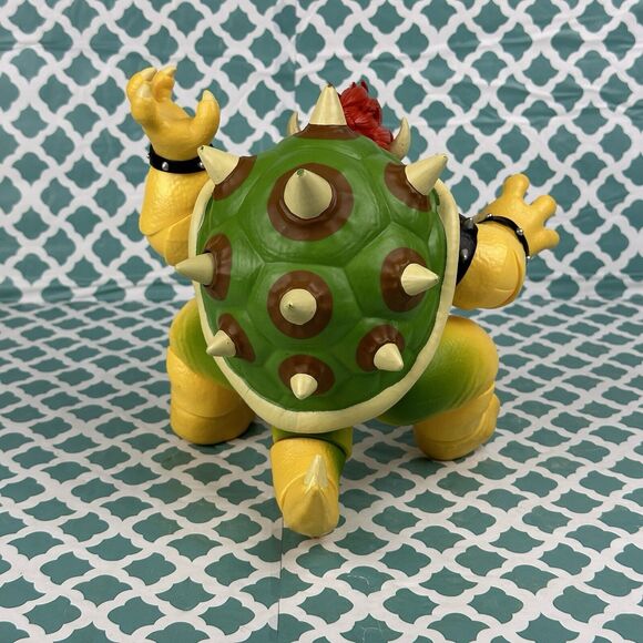 Super Mario Bros. Movie Bowser Action Figure Lights Up 7” - Picture 3 of 11